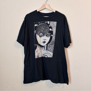 Uzumaki Anime 100% Cotton Graphic Tee Shirt Size 2X